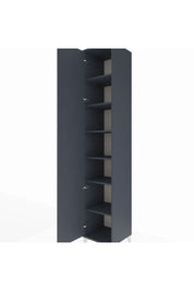 Hyperion Dolap 6 Raflı Tek Kapaklı 44x44x243 Antrasit-Antrasit