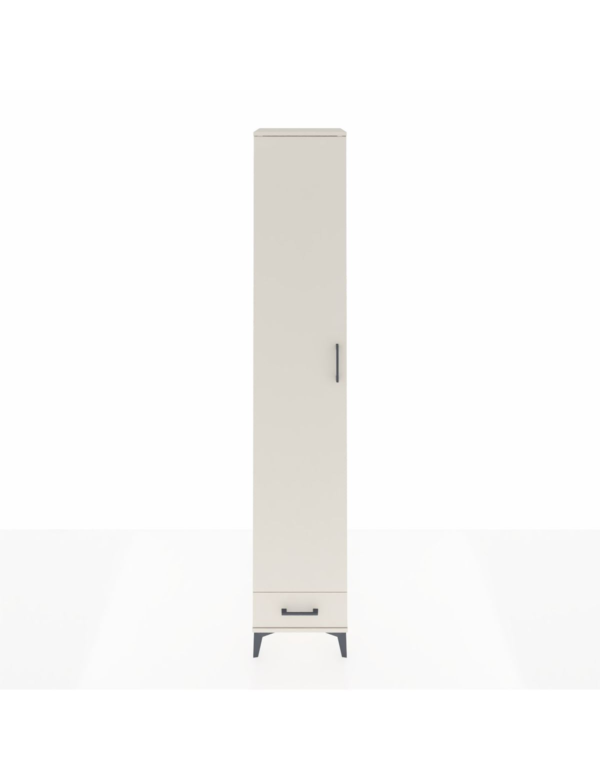 Hyperion Dolap 3 Raflı Tek Çekmeceli Tek Askılı 44x44x243 Aytaşı-Aytaşı