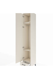 Hyperion Dolap 3 Raflı Tek Çekmeceli Tek Askılı 44x44x243 Aytaşı-Aytaşı