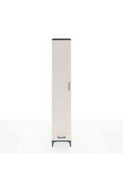 Hyperion Dolap 3 Raflı Tek Çekmeceli Tek Askılı 44x44x243 Antrasit-Aytaşı