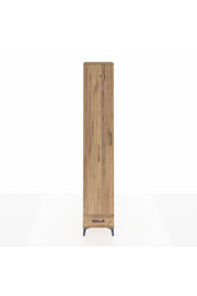 Hyperion Dolap 3 Raflı Tek Çekmeceli Tek Askılı 44x44x243 Çam-Çam