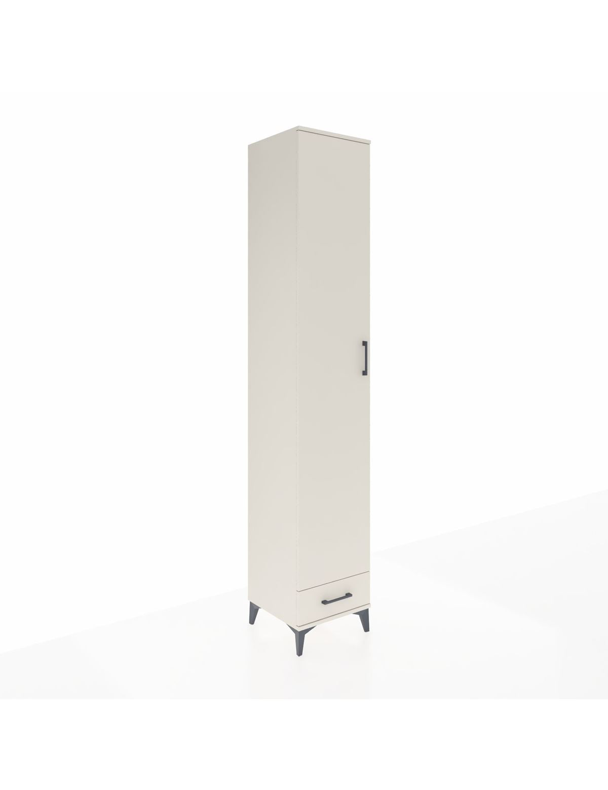 Hyperion Dolap 6 Raflı Tek Çekmeceli Tek Kapaklı 44x44x243 Aytaşı-Aytaşı