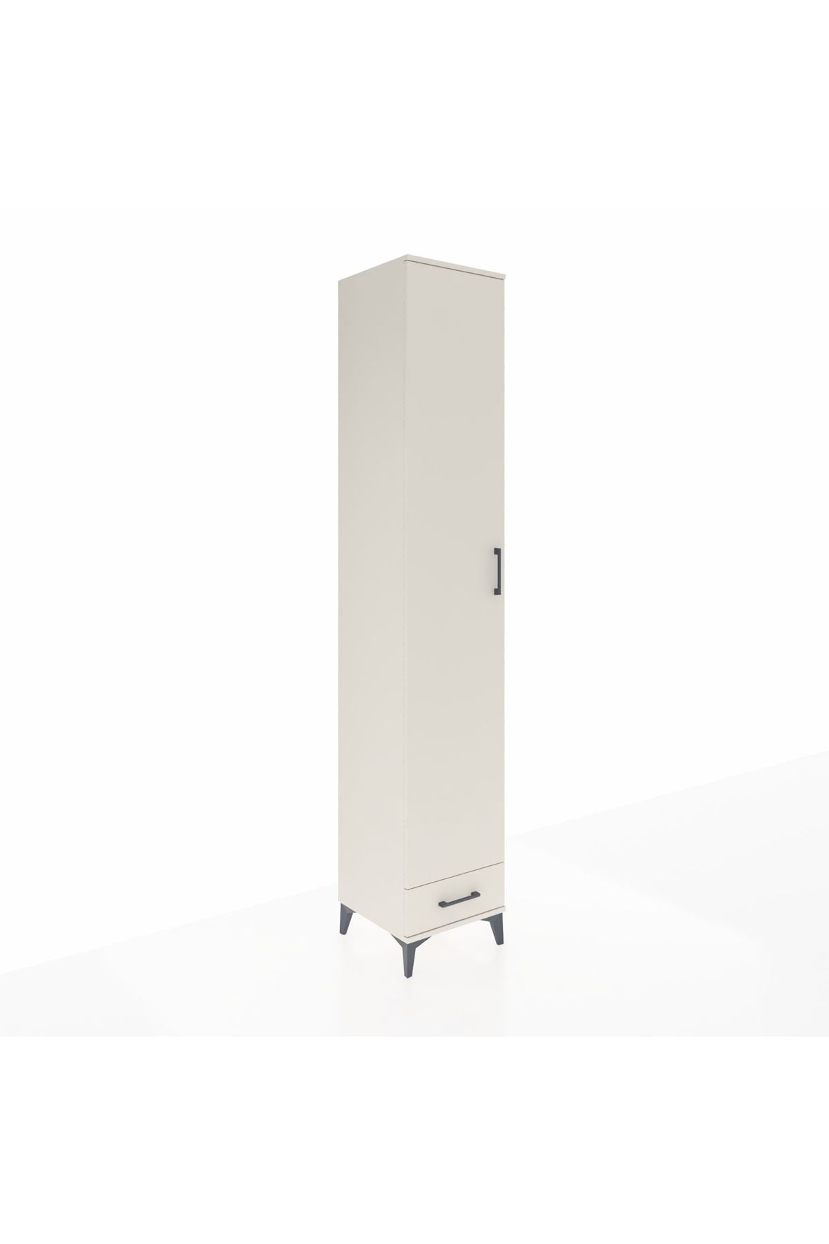 Hyperion Dolap 6 Raflı Tek Çekmeceli Tek Kapaklı 44x44x243 Aytaşı-Aytaşı