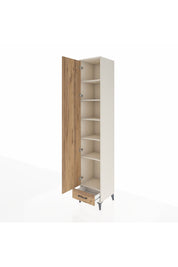 Hyperion Dolap 6 Raflı Tek Çekmeceli Tek Kapaklı 44x44x243 Aytaşı-Çam