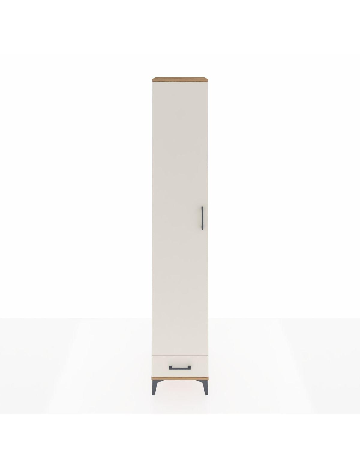 Hyperion Dolap 6 Raflı Tek Çekmeceli Tek Kapaklı 44x44x243 Çam-Aytaşı