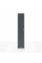 Hyperion Dolap 6 Raflı Tek Çekmeceli Tek Kapaklı 44x44x243 Çam-Antrasit