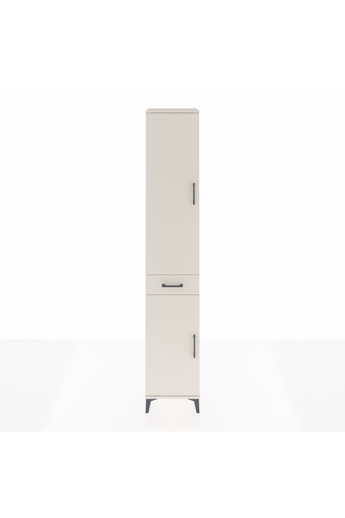 Hyperion Dolap 4 Raflı Tek Çekmeceli Tek Askılı 44x44x243 Aytaşı-Aytaşı