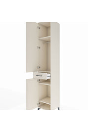 Hyperion Dolap 4 Raflı Tek Çekmeceli Tek Askılı 44x44x243 Aytaşı-Aytaşı