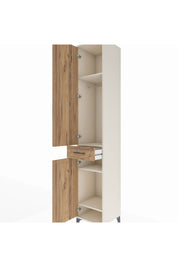 Hyperion Dolap 4 Raflı Tek Çekmeceli Tek Askılı 44x44x243 Aytaşı-Çam