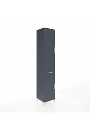 Hyperion Dolap 4 Raflı Tek Çekmeceli Tek Askılı 44x44x243 Antrasit-Antrasit