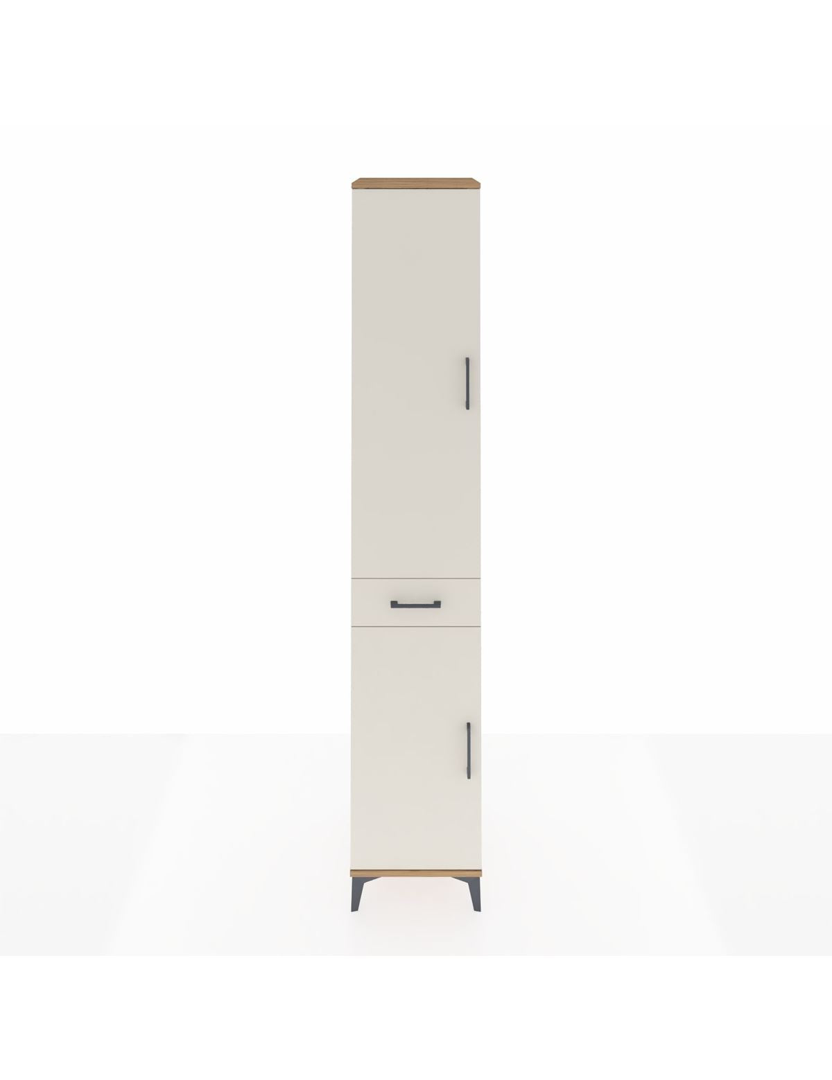 Hyperion Dolap 4 Raflı Tek Çekmeceli Tek Askılı 44x44x243 Çam-Aytaşı