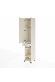 Hyperion Dolap 4 Raflı Tek Çekmeceli Tek Askılı 44x44x243 Aytaşı-Aytaşı