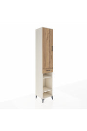 Hyperion Dolap 4 Raflı Tek Çekmeceli Tek Askılı 44x44x243 Aytaşı-Çam