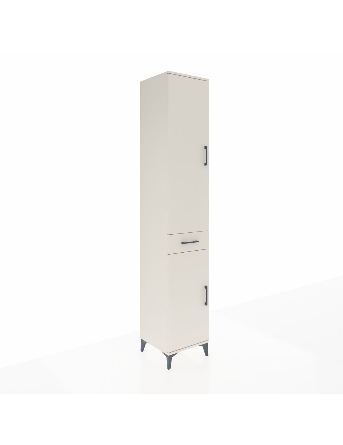 Hyperion Dolap 6 Raflı Tek Çekmeceli 2 Kapaklı 44x44x243 Aytaşı-Aytaşı