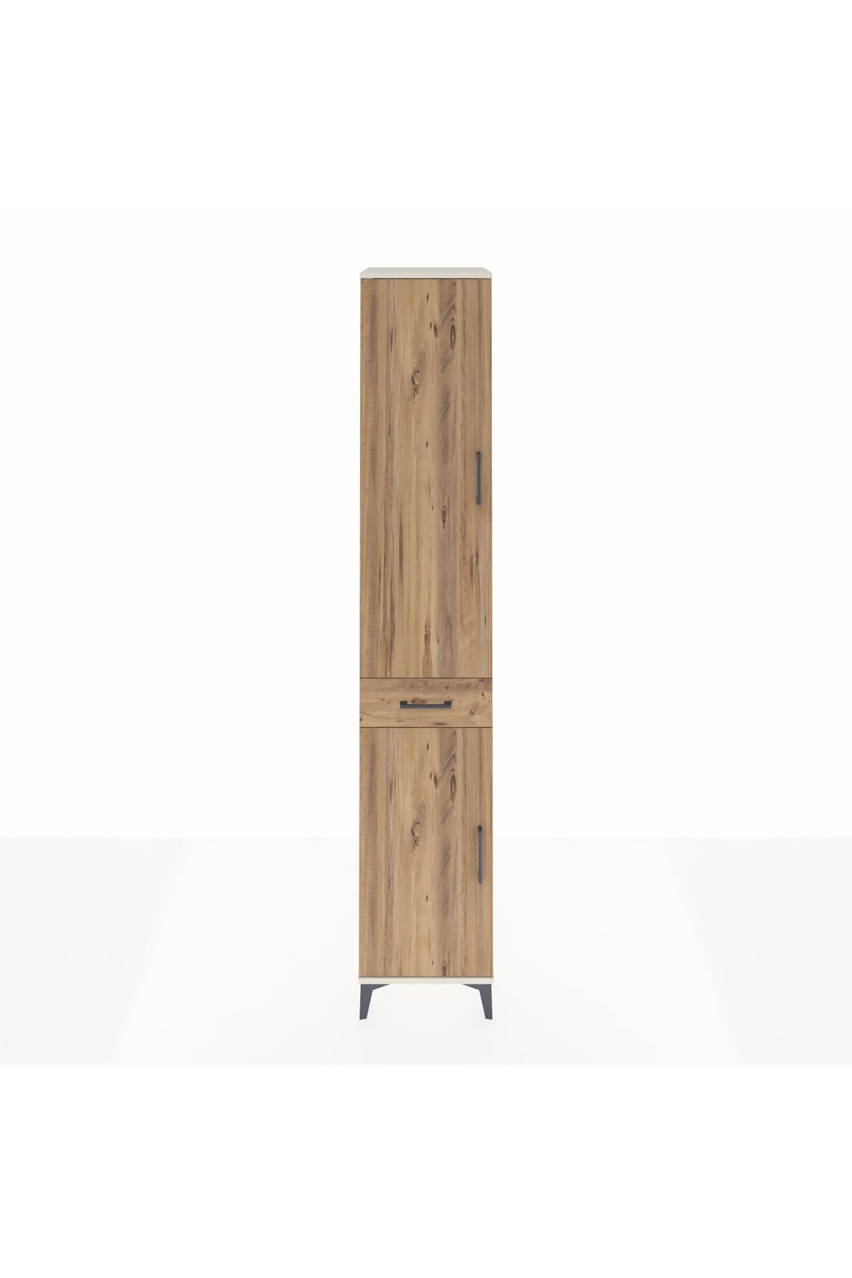 Hyperion Dolap 6 Raflı Tek Çekmeceli 2 Kapaklı 44x44x243 Aytaşı-Çam