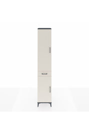 Hyperion Dolap 6 Raflı Tek Çekmeceli 2 Kapaklı 44x44x243 Antrasit-Aytaşı