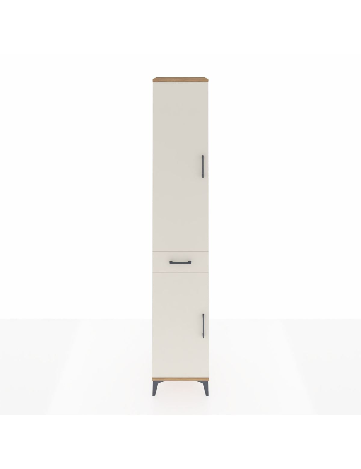 Hyperion Dolap 6 Raflı Tek Çekmeceli 2 Kapaklı 44x44x243 Çam-Aytaşı