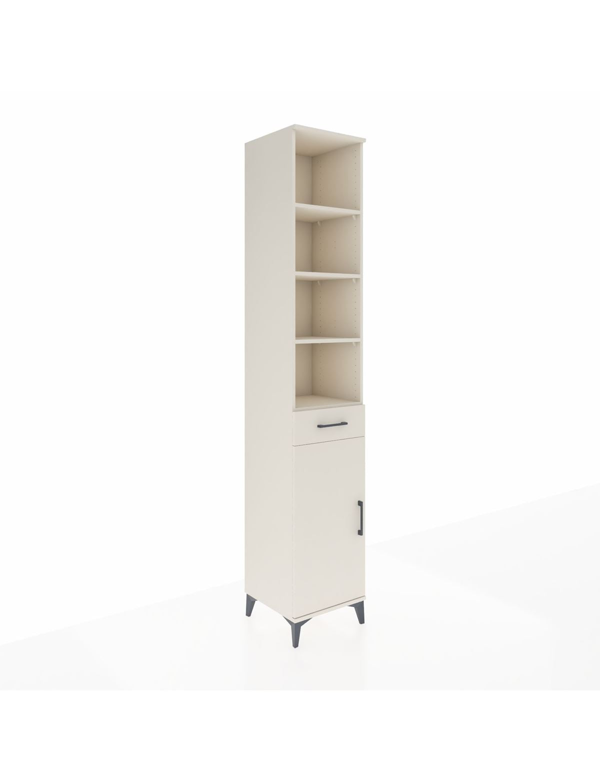 Hyperion Dolap 6 Raflı Tek Çekmeceli Tek Kapaklı 44x44x243 Aytaşı-Aytaşı