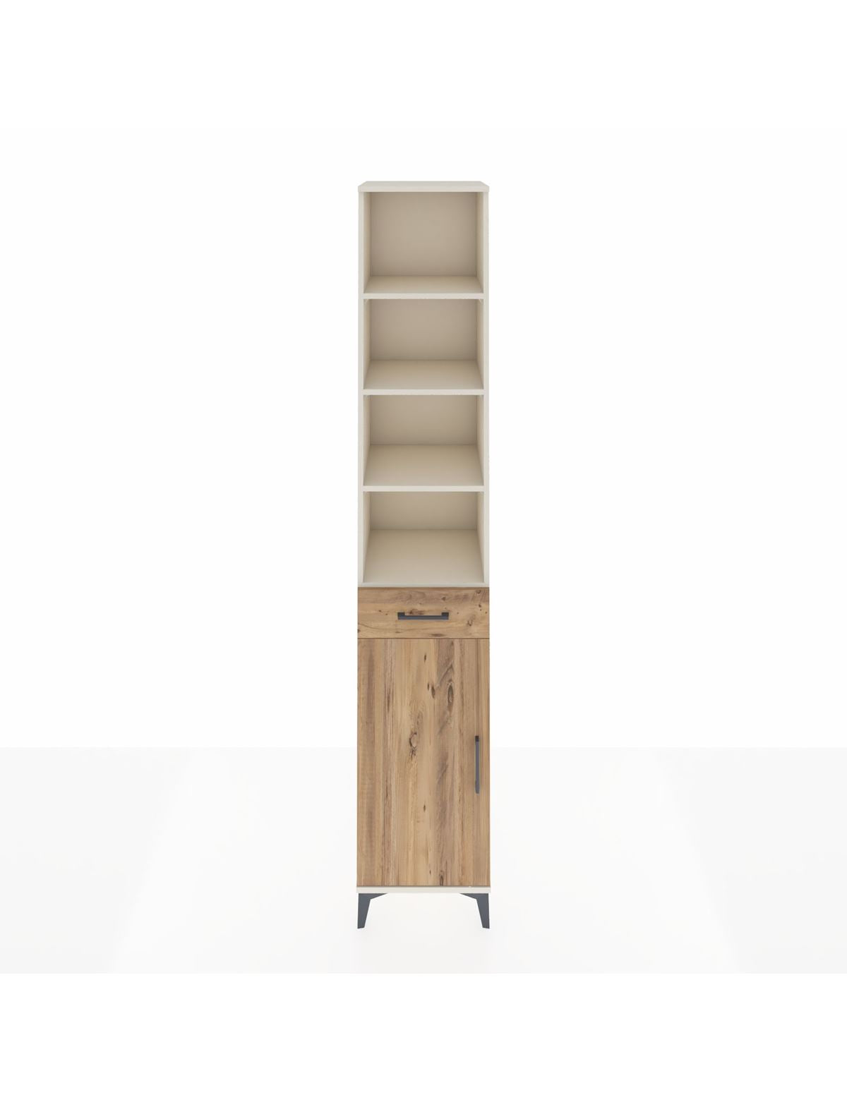 Hyperion Dolap 6 Raflı Tek Çekmeceli Tek Kapaklı 44x44x243 Aytaşı-Çam