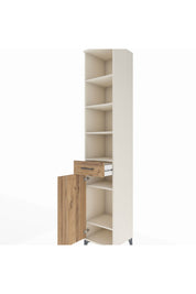 Hyperion Dolap 6 Raflı Tek Çekmeceli Tek Kapaklı 44x44x243 Aytaşı-Çam