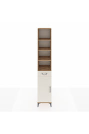 Hyperion Dolap 6 Raflı Tek Çekmeceli Tek Kapaklı 44x44x243 Çam-Aytaşı