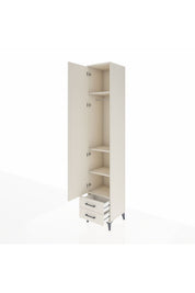 Hyperion Dolap 4 Raflı 2 Çekmeceli Tek Askılı 44x44x243 Aytaşı-Aytaşı