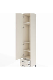 Hyperion Dolap 4 Raflı 2 Çekmeceli Tek Askılı 44x44x243 Aytaşı-Aytaşı