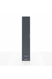 Hyperion Dolap 4 Raflı 2 Çekmeceli Tek Askılı 44x44x243 Antrasit-Antrasit