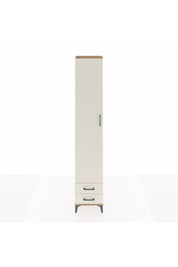 Hyperion Dolap 4 Raflı 2 Çekmeceli Tek Askılı 44x44x243 Çam-Aytaşı