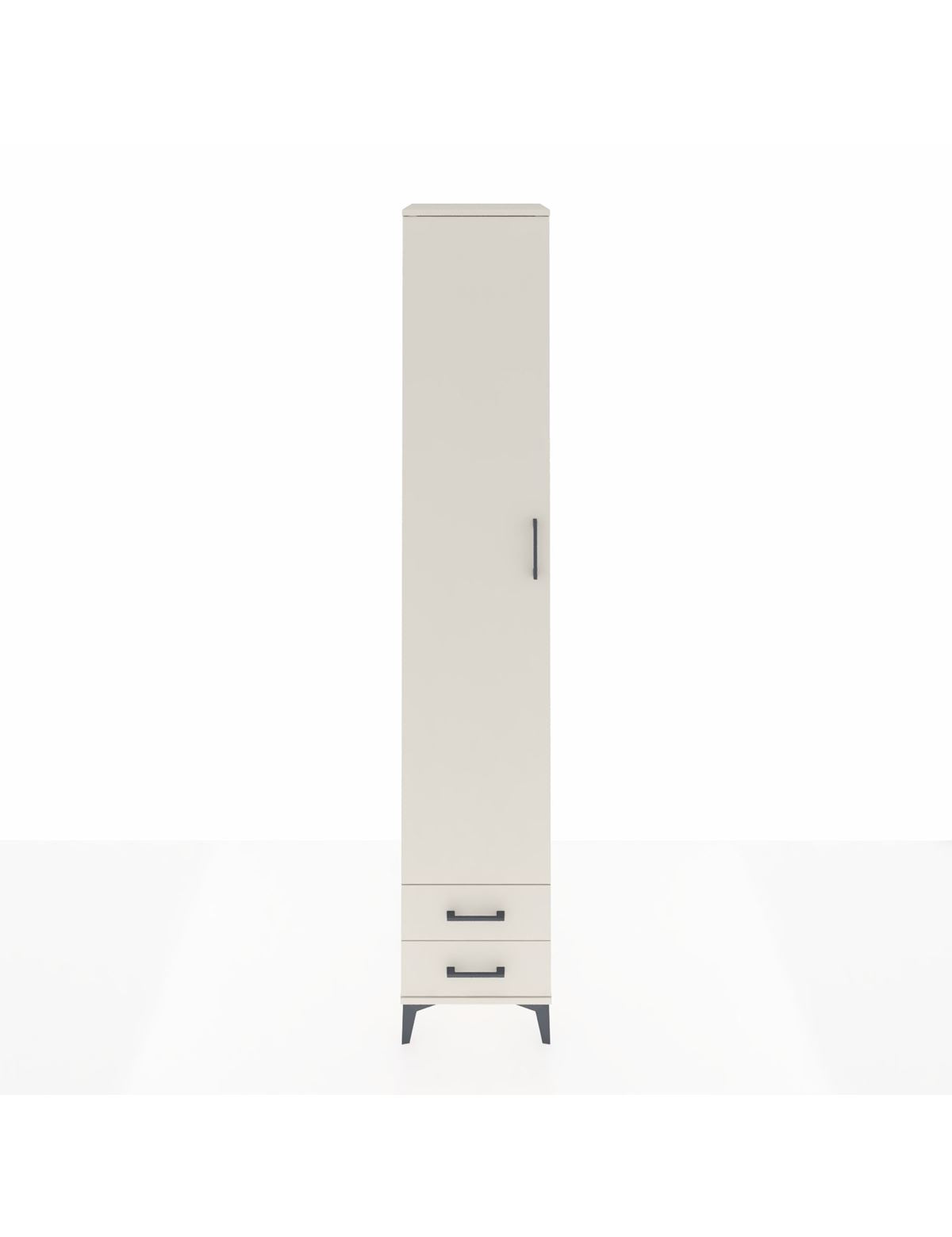 Hyperion Dolap 6 Raflı 2 Çekmeceli Tek Kapaklı 44x44x243 Aytaşı-Aytaşı