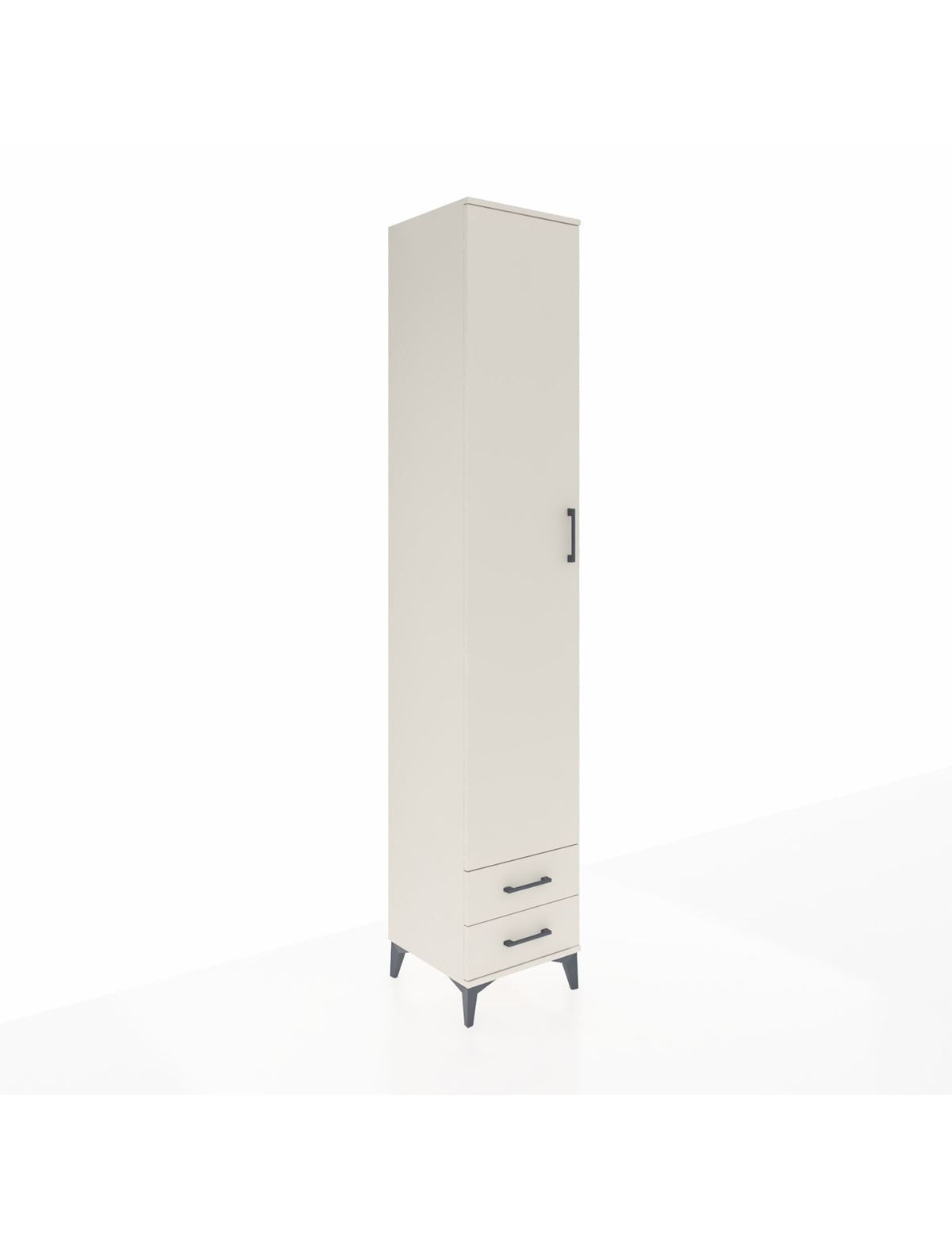 Hyperion Dolap 6 Raflı 2 Çekmeceli Tek Kapaklı 44x44x243 Aytaşı-Aytaşı