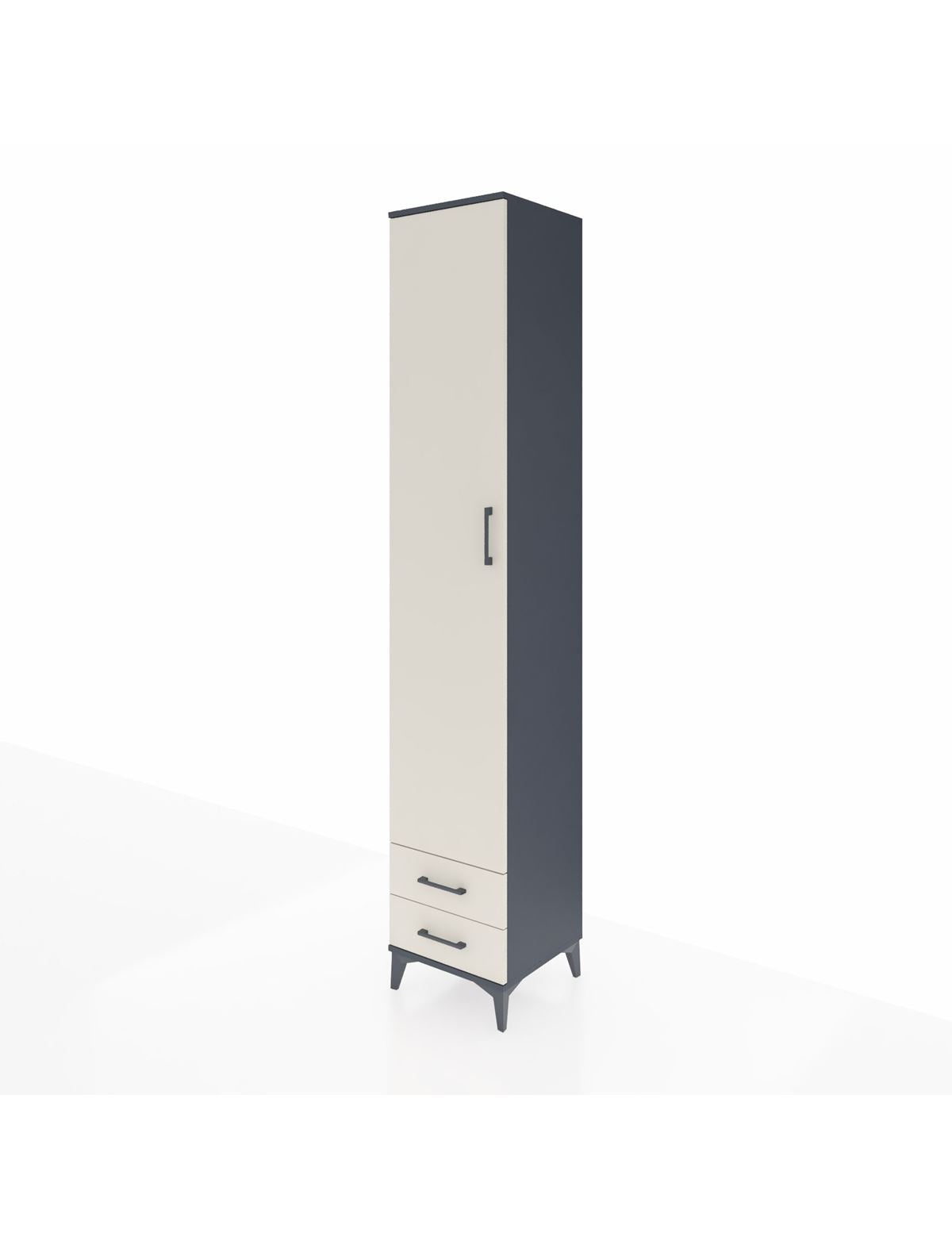 Hyperion Dolap 6 Raflı 2 Çekmeceli Tek Kapaklı 44x44x243 - S64M011V4B