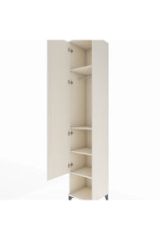 Hyperion Dolap 4 Raflı Tek Kapaklı Tek Askılı 44x44x243 Aytaşı-Aytaşı