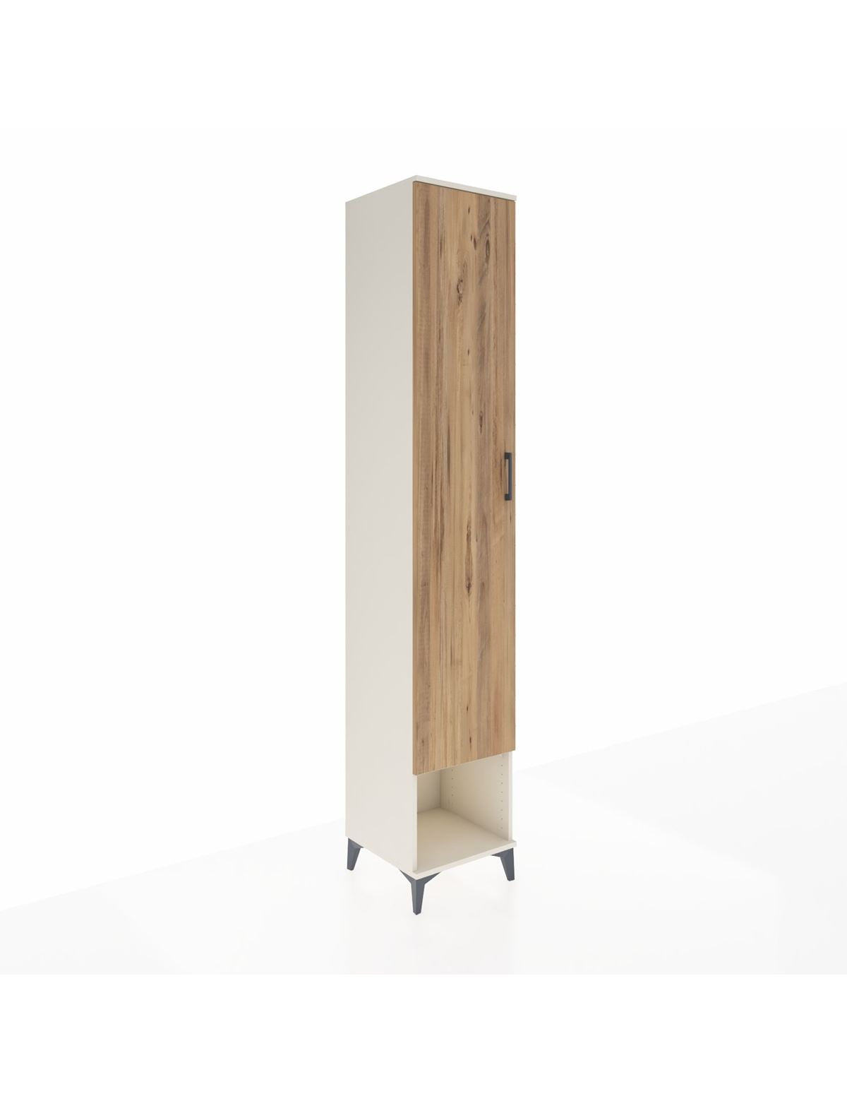 Hyperion Dolap 4 Raflı Tek Kapaklı Tek Askılı 44x44x243 Aytaşı-Çam