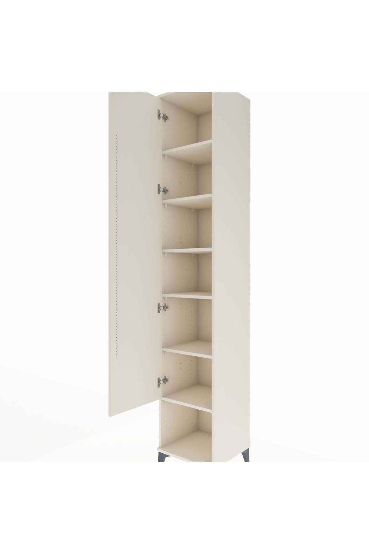 Hyperion Dolap 6 Raflı Tek Kapaklı 44x44x243 Aytaşı-Aytaşı