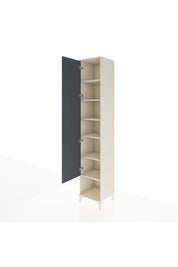 Hyperion Dolap 6 Raflı Tek Kapaklı 44x44x243 Aytaşı-Antrasit