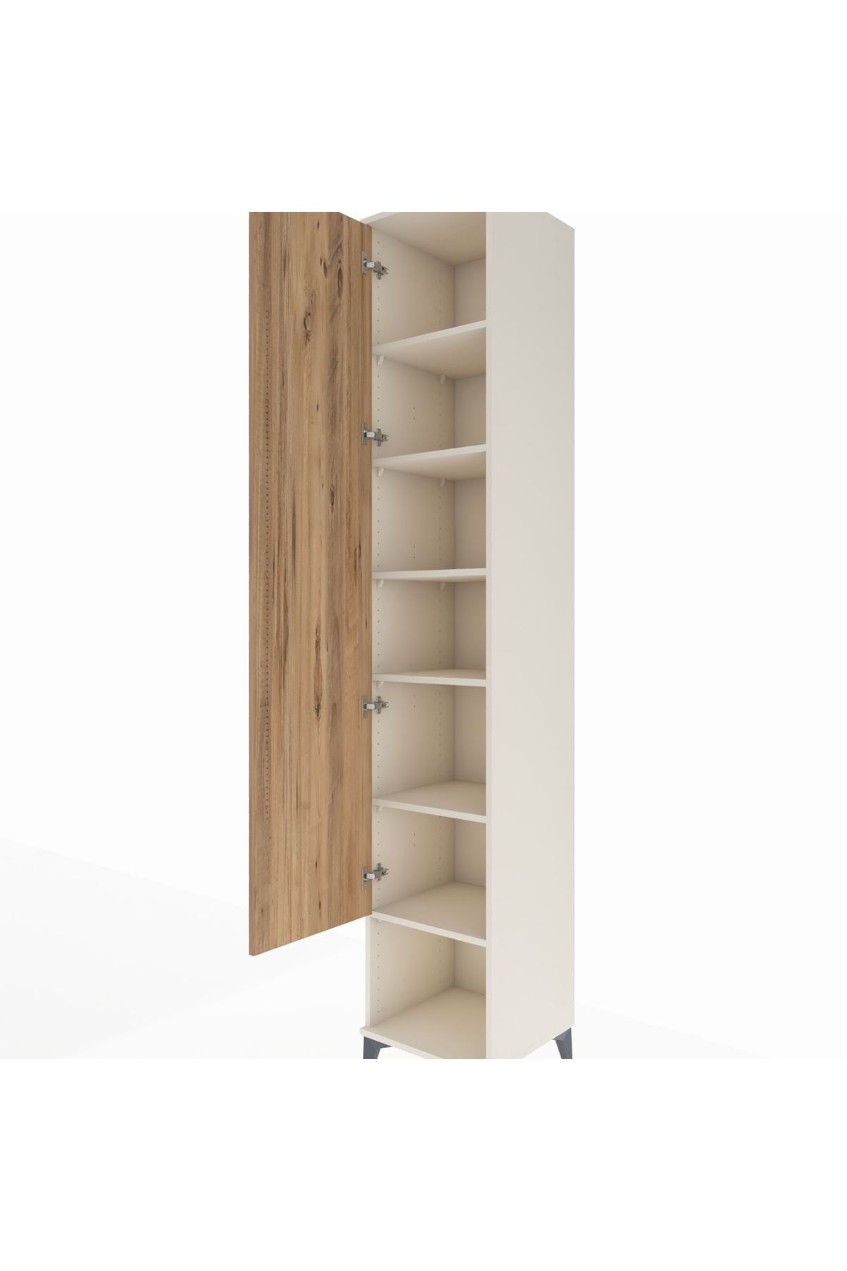 Hyperion Dolap 6 Raflı Tek Kapaklı 44x44x243 Aytaşı-Çam