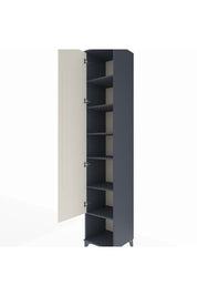 Hyperion Dolap 6 Raflı Tek Kapaklı 44x44x243 Antrasit-Aytaşı
