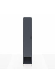 Hyperion Dolap 6 Raflı Tek Kapaklı 44x44x243 Antrasit-Antrasit