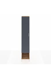 Hyperion Dolap 6 Raflı Tek Kapaklı 44x44x243 Çam-Antrasit