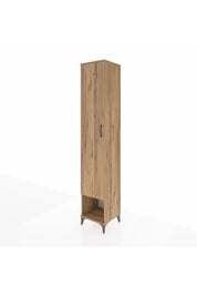 Hyperion Dolap 6 Raflı Tek Kapaklı 44x44x243 Çam-Çam