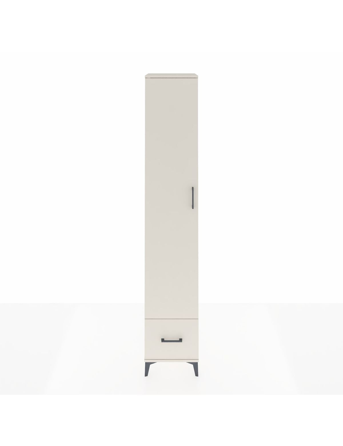 Hyperion Dolap 4 Raflı Tek Çekmeceli Tek Askılı 44x44x243 Aytaşı-Aytaşı