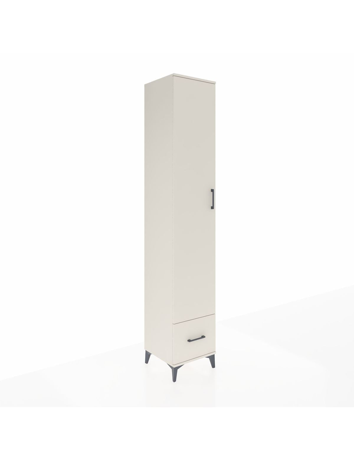 Hyperion Dolap 4 Raflı Tek Çekmeceli Tek Askılı 44x44x243 Aytaşı-Aytaşı