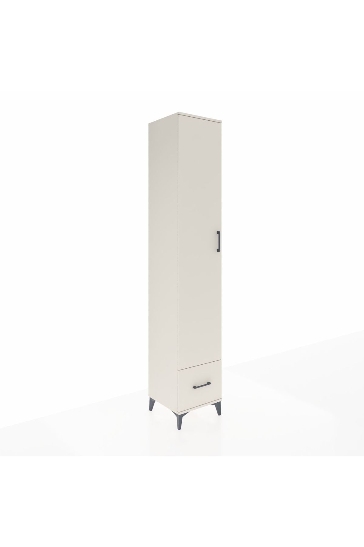 Hyperion Dolap 4 Raflı Tek Çekmeceli Tek Askılı 44x44x243 Aytaşı-Aytaşı