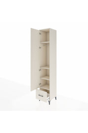 Hyperion Dolap 4 Raflı Tek Çekmeceli Tek Askılı 44x44x243 Aytaşı-Aytaşı