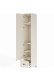 Hyperion Dolap 4 Raflı Tek Çekmeceli Tek Askılı 44x44x243 Aytaşı-Aytaşı