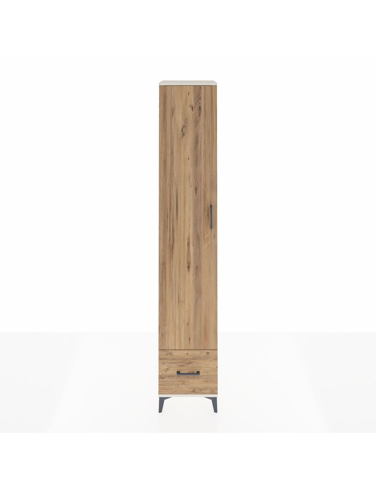 Hyperion Dolap 4 Raflı Tek Çekmeceli Tek Askılı 44x44x243 Aytaşı-Çam