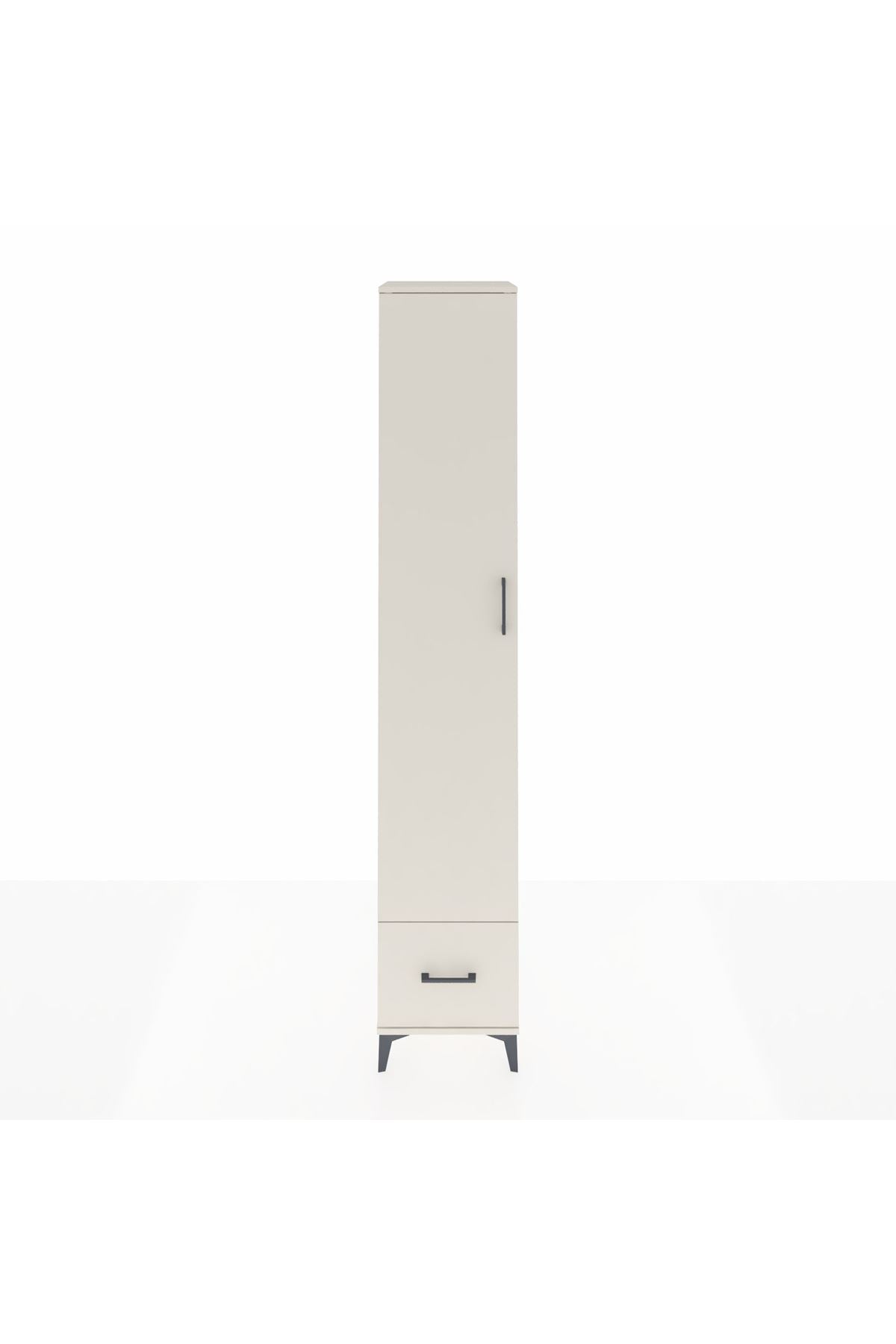 Hyperion Dolap 6 Raflı Tek Çekmeceli Tek Kapaklı 44x44x243 Aytaşı-Aytaşı