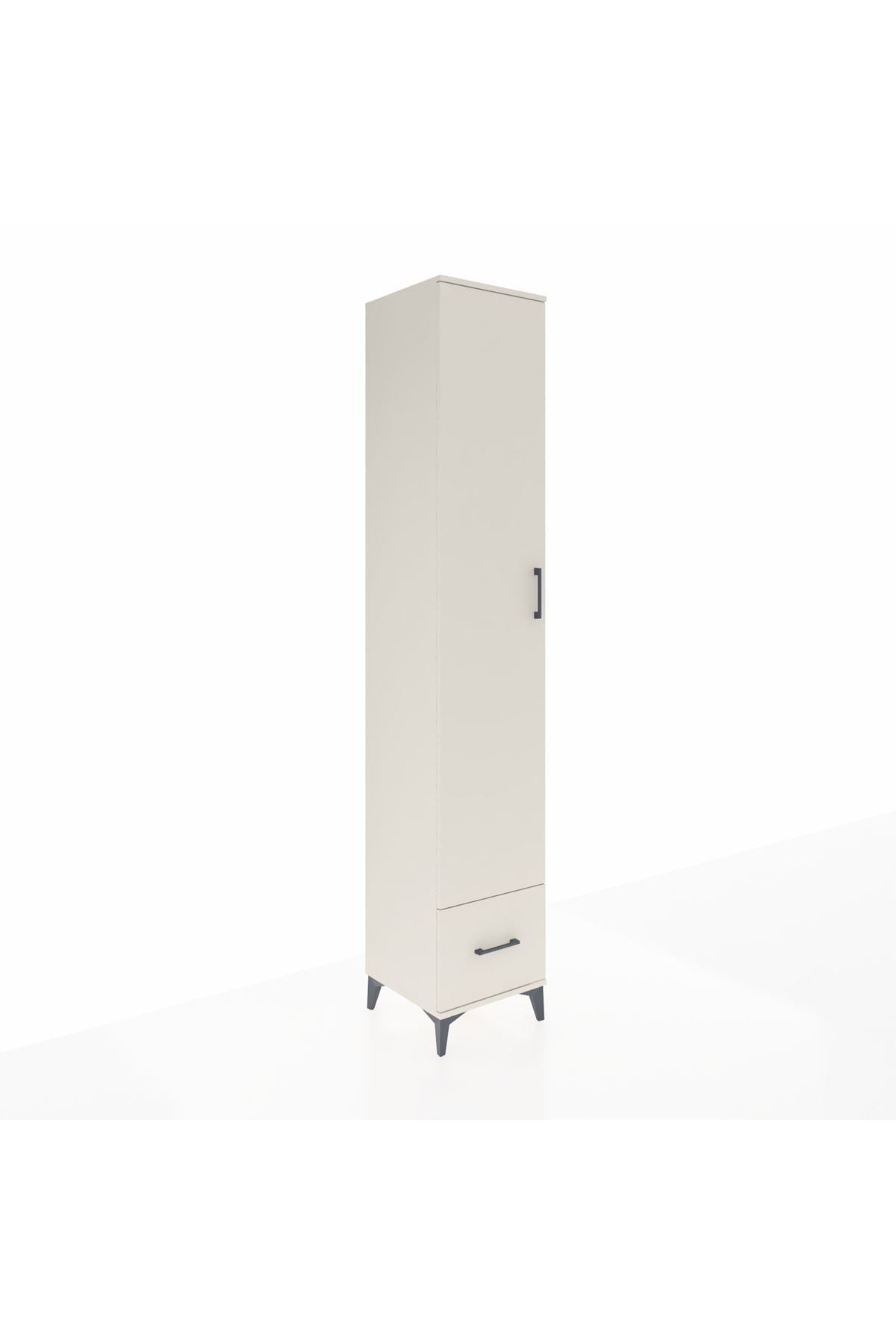 Hyperion Dolap 6 Raflı Tek Çekmeceli Tek Kapaklı 44x44x243 Aytaşı-Aytaşı