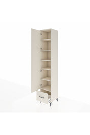 Hyperion Dolap 6 Raflı Tek Çekmeceli Tek Kapaklı 44x44x243 Aytaşı-Aytaşı